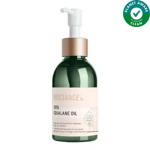 Eco-friendly Biossance Squalane Oil for skin and hair.
