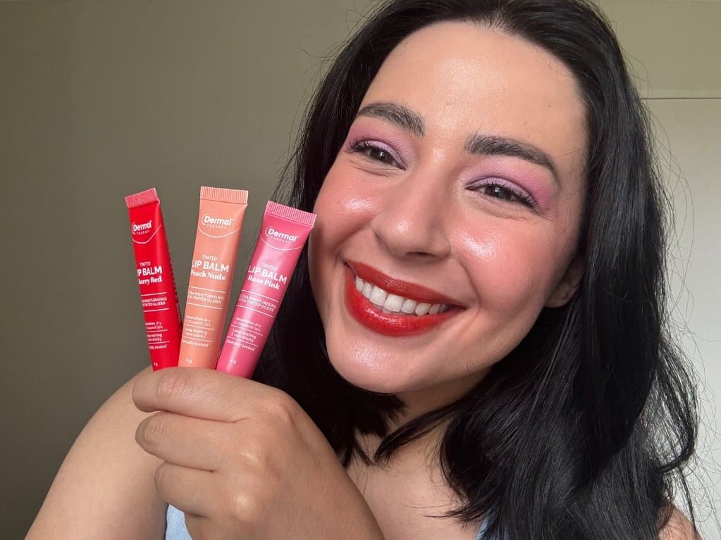 Dermal Therapy Tinted Lip Balm Review with Shade Swatches