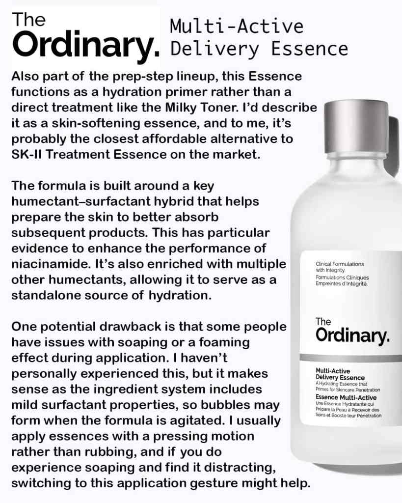 Hydrating skincare, multi-active delivery essence for better skin absorption and hydration.