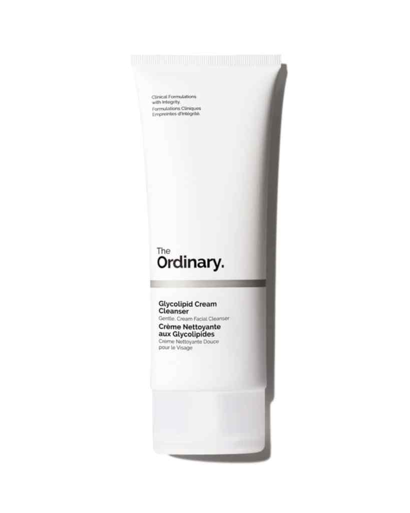 Minimalist Glycolipid Cream Cleanser for facial skin daily.