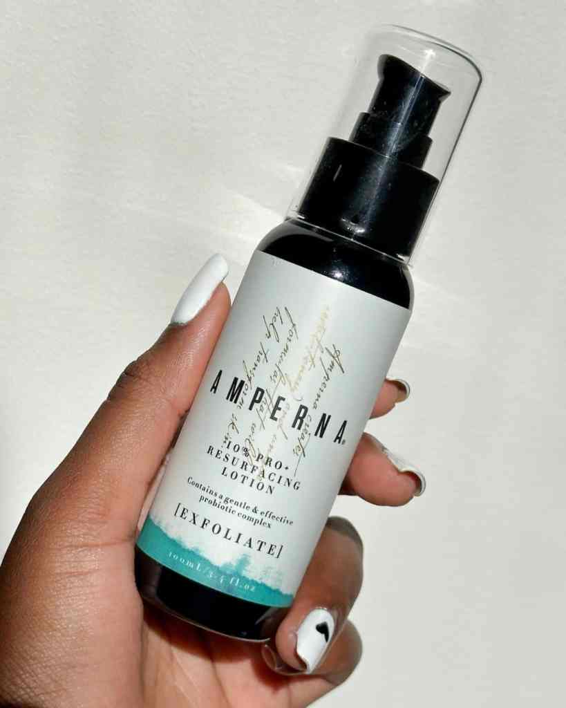 AERANA Resurfacing Lotion by White Rabbit Social, designed to exfoliate and rejuvenate skin effectively.