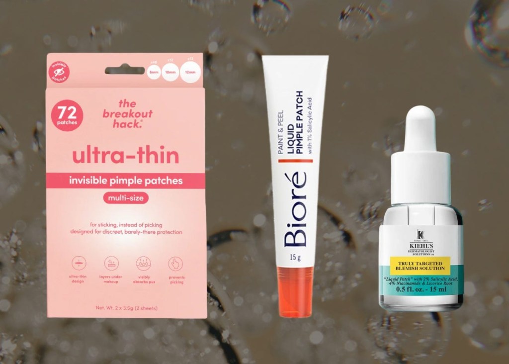 Invisible pimple patches for stubborn spots