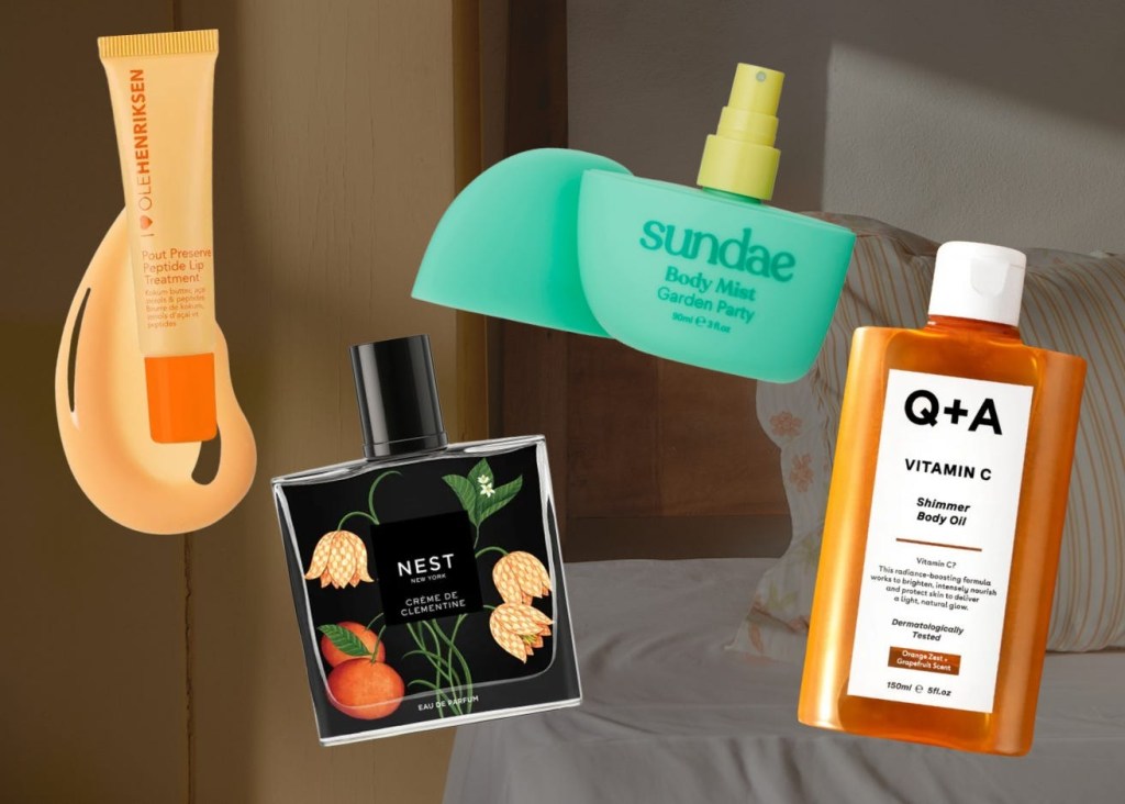 Fresh citrus fragrance and body care picks