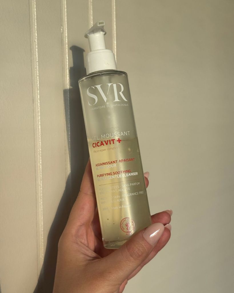 SVR Cicavit+ Gel Moussant gentle foaming cleanser pump bottle
